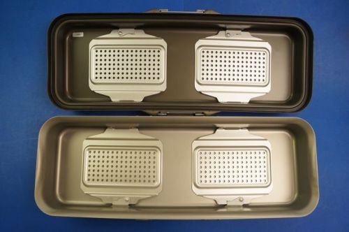 Genesis cd5-61b sterilization container large endo 6&#034; deep perforated for sale