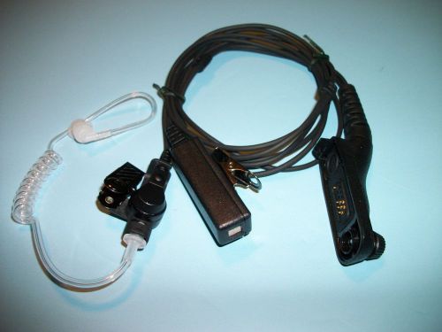 New impact m11-p2w at1 2 wire surveillance kit with ptt &amp; mic for motorola xpr for sale