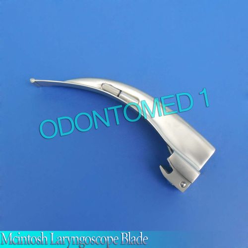 3 Mcintosh Laryngoscope Blade No.3 ENT Diagnostic Surgical Instruments