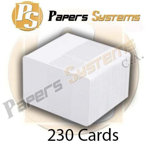 230 High-Quality Inkjet PVC Cards - For Epson &amp; Canon Inkjet Printers