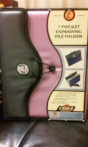 Case it 7 pocket expanding file folder authentic original with tags