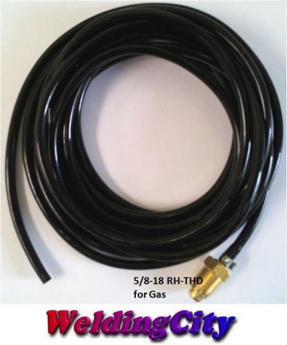 WeldingCity Gas Hose 45V09 12.5-ft (Nylon) for TIG Welding Torch 20 Series