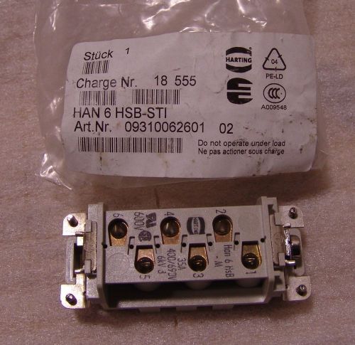 Harting connector han6 hsb-sti for sale