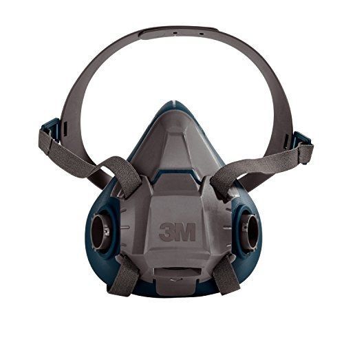 3M 6503 Gray/Teal Rugged Comfort Half Facepiece Reusable Respirator, Large