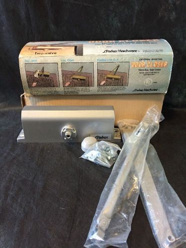 Heavy duty aluminum universal mounting door closer 2 valve right or left hand for sale