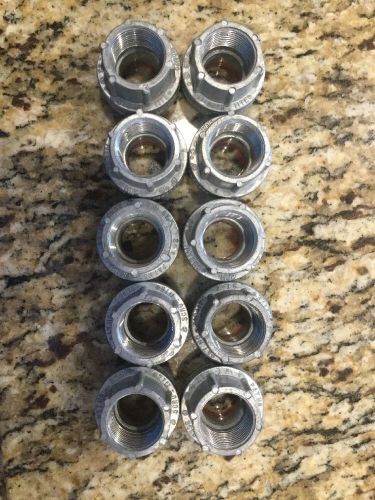 Lot of 10 -      3/4 &#034; Myers Hubs  Screw Tite.