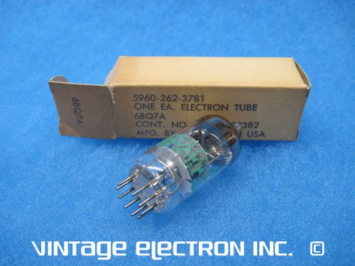 Nos 6bq7a (6bq7 6bz7) vacuum tubes - sylvania - usa - 1965 (tested) for sale