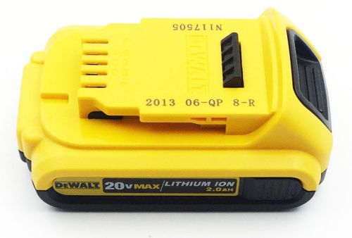 New DEWALT 20V 20 Volt Max XR 2.0AH Li-Ion Slim Rechargeable Battery