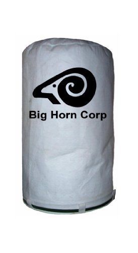 Big Horn 15-inch Dia. 1 micron dust bag 23.5&#034; x 24&#034; long; made of thick felt.