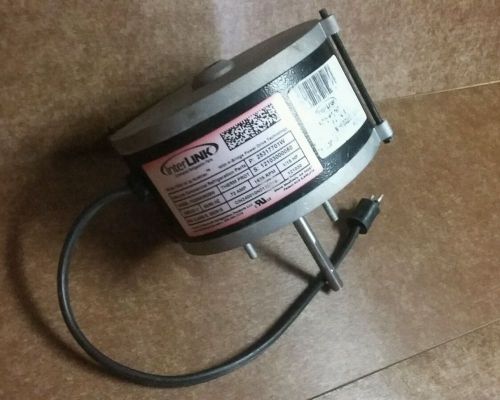 Interlink Refigeration Brush Free DC McMillan Motor F2208A3629W 208/230V 1/15 HP