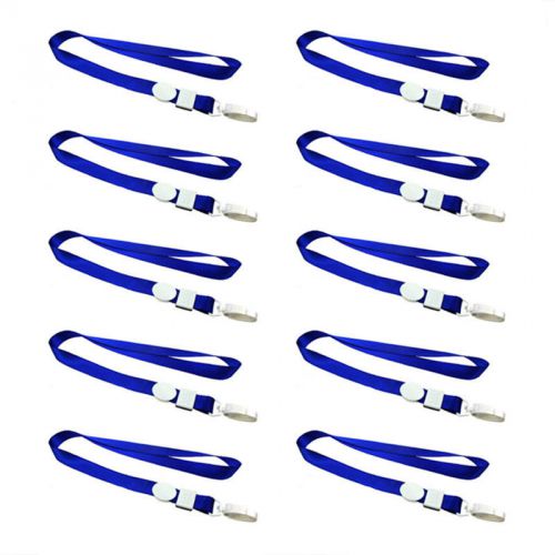 10pcs Neck Strap Lanyard with Clip For ID Card Pass Badge Holder Mobile Phone