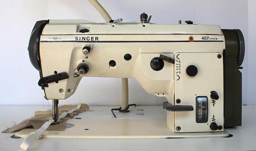 SINGER 457A143A  3-Step Zig Zag Scallop High Speed Industrial Sewing Machine
