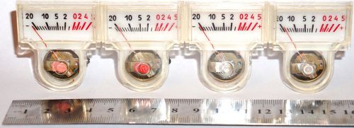 Analog VU meter measurement gauge M4762 Lot of 40