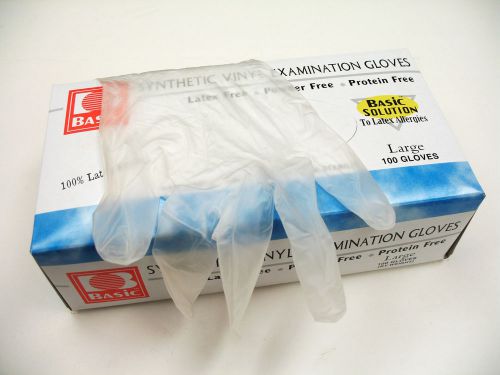 Vinyl Disposable Gloves Latex Powder FREE 1000pcs/Case Size Large VGPF3003 NEW
