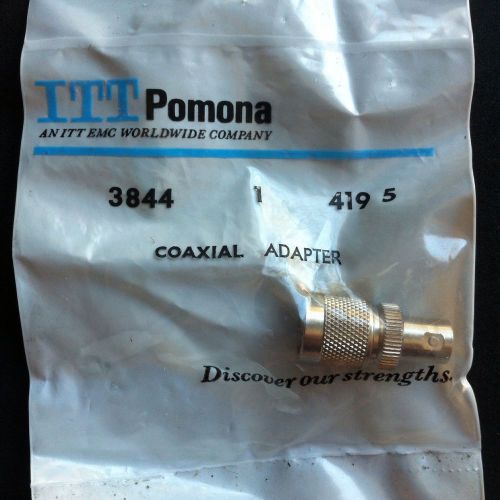 ITT Pomona BNC COAXIAL ADAPTER # 3844 - NEW &amp; SEALED