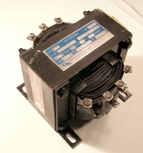 G-s hevi-duty industrial control transformer  no. 2525149t00 .300 kva type szo for sale