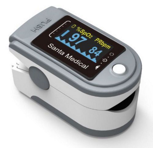 Fingertip pulse oximeter oximetry blood oxygen saturation vitals checker monitor for sale