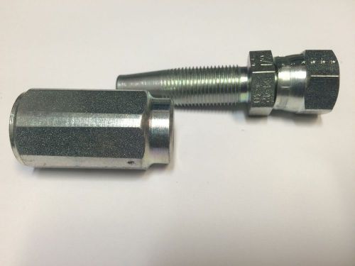 2pc Parker Reusable Fitting 1/2&#034; Hose X 1/2&#034; JIC Free Shipping