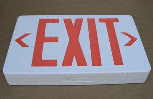 New Royal Pacific RXL5RW LED Exit Sign Double Face 120/277V
