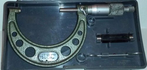 Mitutoyo Mechanical Outside Micrometer 2 to 3 Inch Range, 0.001 Inch Graduation