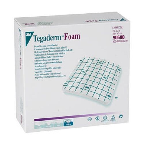 Tegaderm High Performance Foam Non-Adhesive Dressing  NON-ADH, 2&#034;X2&#034; 1 each
