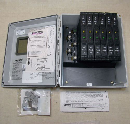 TRANSTECTOR APEX SERIES CP 1101-494 240V 5KP 3-PHASE WYE SILICON SURGE PROTECTOR