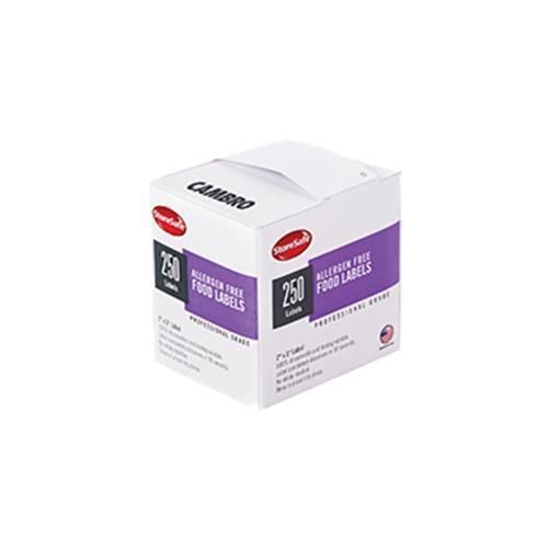 Cambro 23SLB250AF StoreSafe Allergen-Free Food Rotation Label (Case of 24 Rolls)
