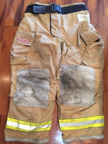 Firefighter bunker/turnout gear globe g extreme 42w x 28l halloween costume for sale
