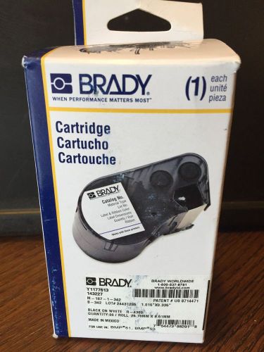 Brady Permasleeve Wire Sleeve Label / Y1177613/ 143227/ M-187-1-342 / .335