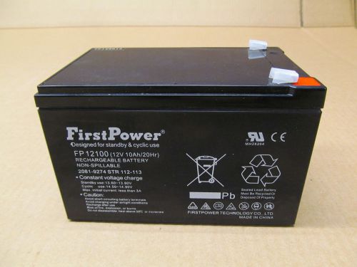 1 NEW SIMPLEX 2081-9274 RECHARGEABLE BATTERY 10AH 20819274 12V 20HR FIRST POWER