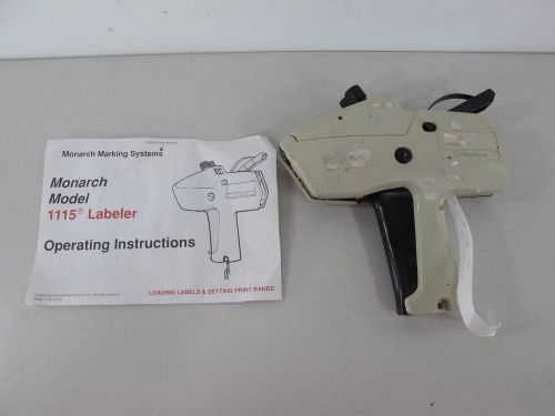 Pitney Bowes Monarch Model 1115 Labeler Price Gun Operating Instructions Bundle