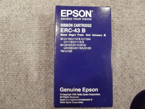 EPSON, ERC-43B, BLACK INK RIBBON