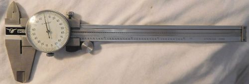 FOWLER  Dial Caliper 0-6&#034; inch, .001&#034; Stainless steel dial ,inside outside read