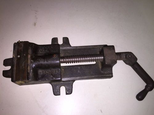Vintage Machinist Drill Press Vise by Yost  Meadville, PA  4&#034; Wide