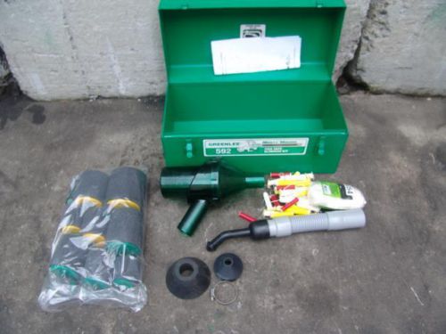 Greenlee 592 mighty mouser blow gun kit 1/2&#034; - 4&#034; for sale
