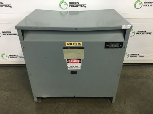 75 kva dry type transformer hv 480 delta lv 208y/120 square d 75t3h tested for sale