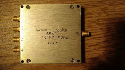 Mini-Circuits ZN4PD-920W 4 Way-0 degree Power Splitter