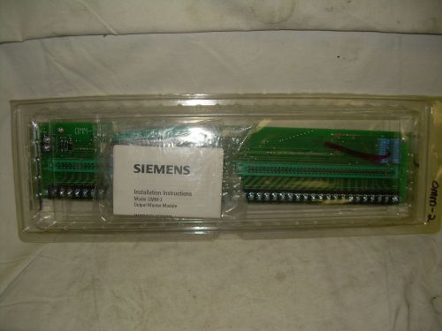 SIEMENS OMM-2  OUTPUT MASTER MODULE 500-892767   NEW IN BOX