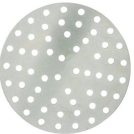 Winco apzp-9p, 9-inch aluminum perforated pizza disk, 57 holes for sale