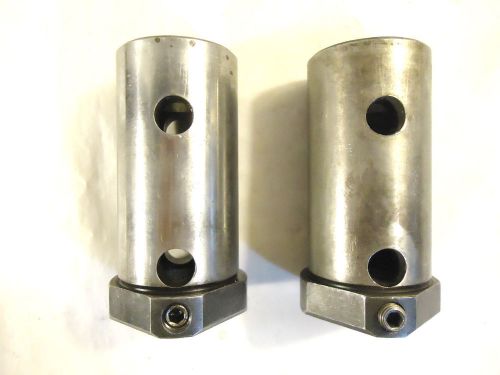 CNC Type LB Toolholder Bushings 2pcs, 1” ID x 2” OD, Used.