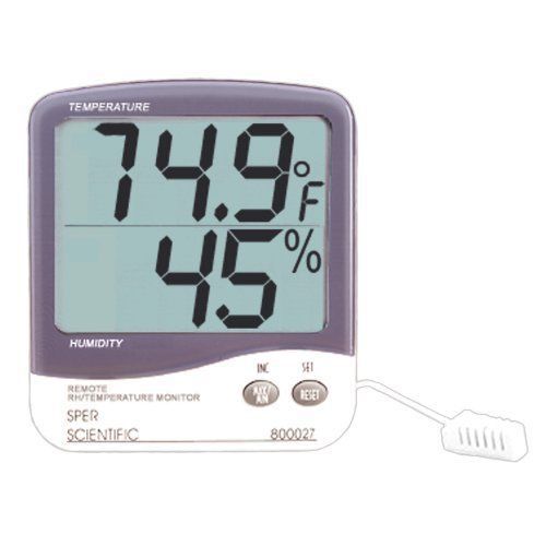 Sper Scientific 800027 Humidity/Temperature Monitor