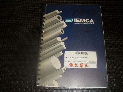 Iemca Boss 432/545 &amp; 432R/545R Keyboard Instruction Manual