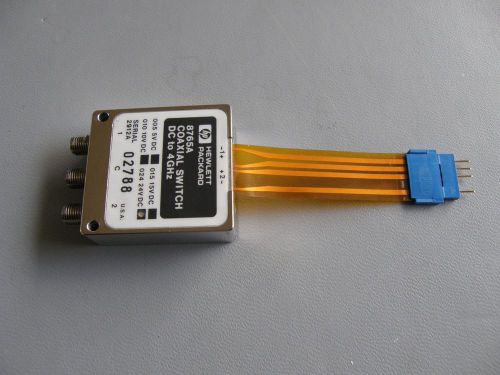AGILENT/HP 8765A Opt 024 4 GHz Coaxial Switch