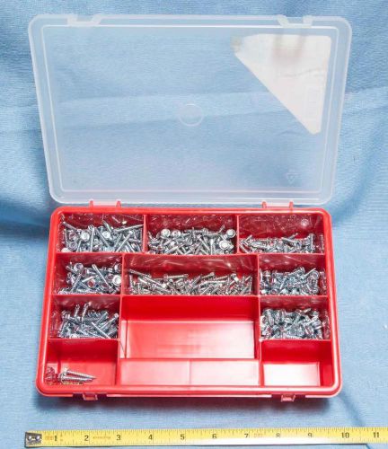 Lot of Hardware Screws Self Tapping with Organizer dq