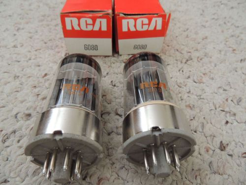 RCA 6080 Matched Pair NOS