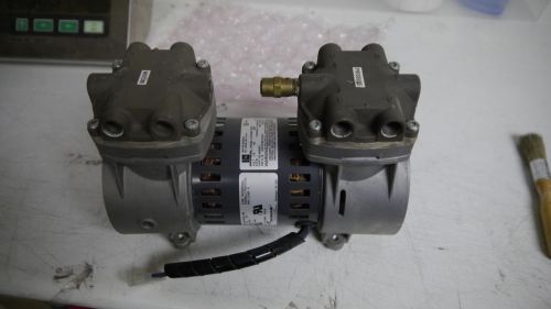 Vacuum veneer double piston compressor air pump thomas 2505ce38 3.4 cfm 115 v for sale