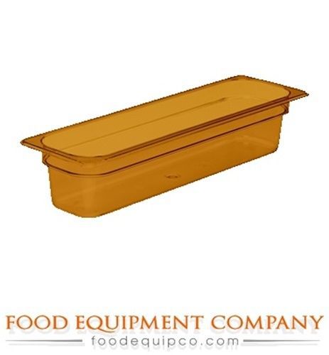 Cambro 24LPHP150 H-Pan™ 1/2-size 4&#034;D amber  - Case of 6