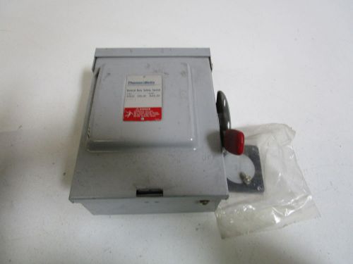 THOMAS &amp; BETTS SAFETY SWITCH RGD321NF-TB *NEW OUT OF BOX*