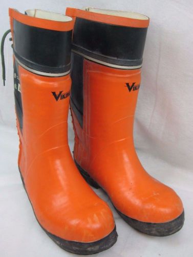 Viking VW69-1 Timberwolf Chain Saw Boots Steel Shank/Toe Size 10