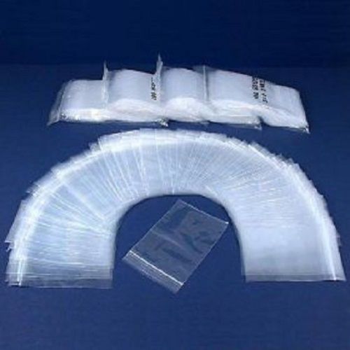 1000 2Mil Plastic Zip Lock Ziplock Bag 1.5x2 clear